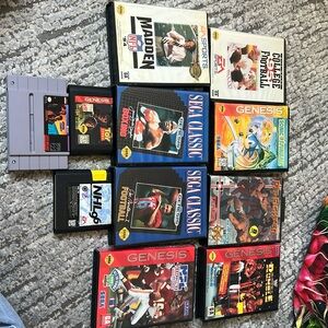 Sega Genesis games - games all work no damage